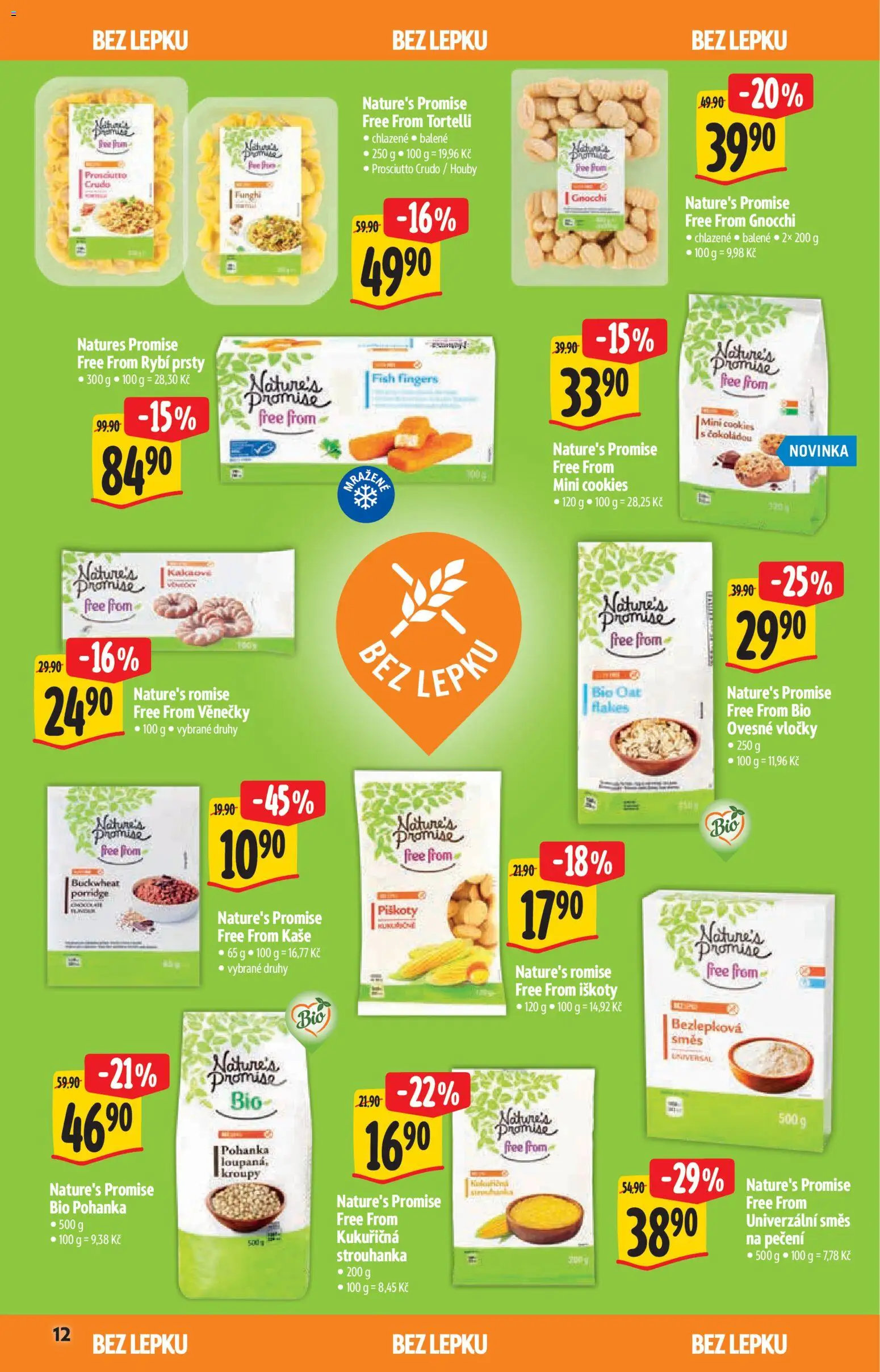 Albert katalog - Hypermarket - Bio od 02.09.2026 | Strana: 12 | Produkty: Houby, Rybí prsty, Kaše, Crudo