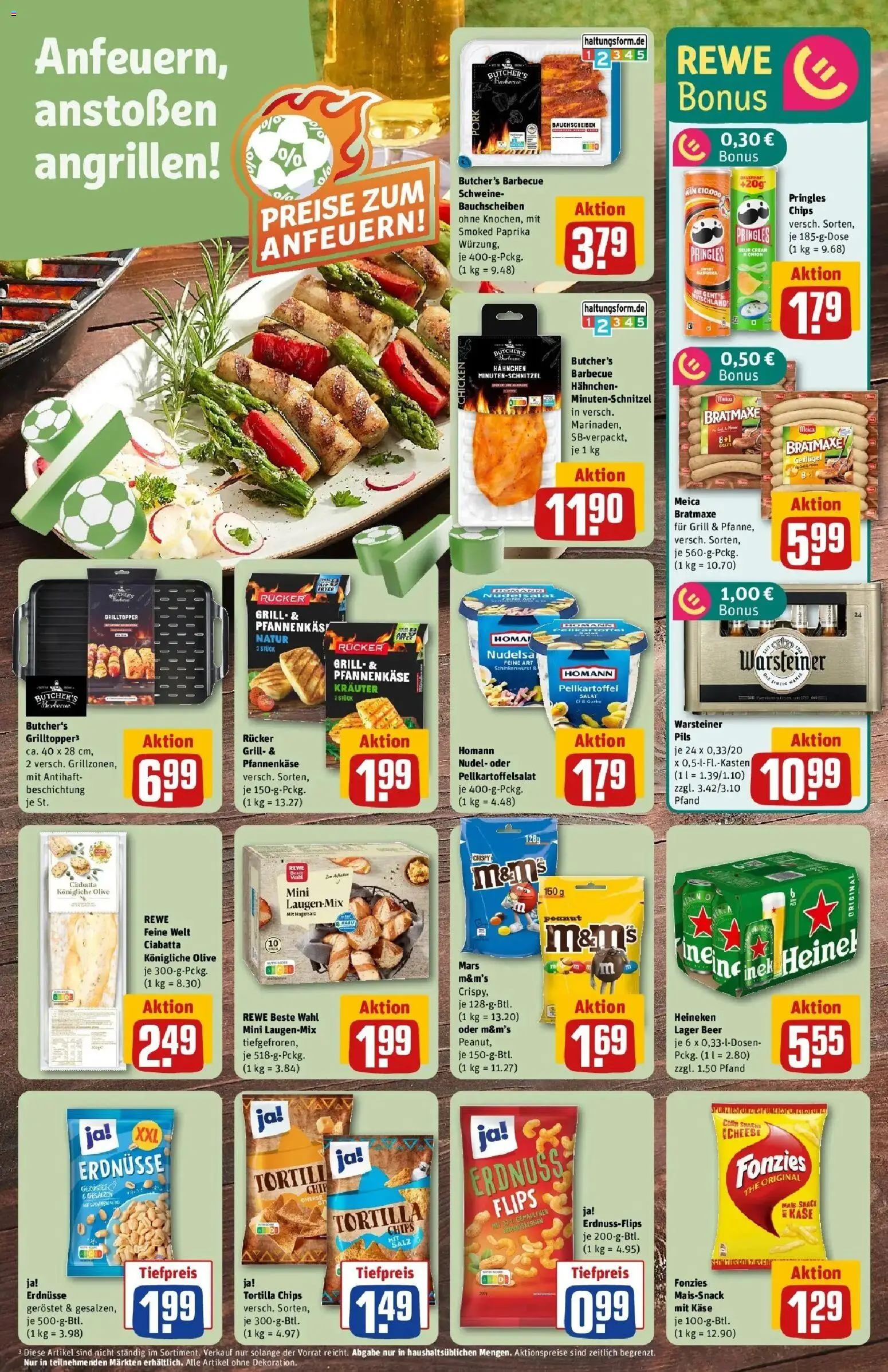 Rewe Prospekt Hamburg/Tonndorf – gültig ab 08.06.2026 | Seite: 21 | Produkte: Grill, Hahnchen, Paprika, Salat