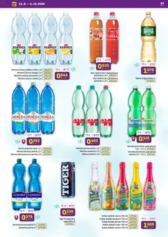 Libex leták platný od 21.09.2026 | Strana: 23 | Produkty: Jablká, Pramenitá voda, Mattoni, Gemerka