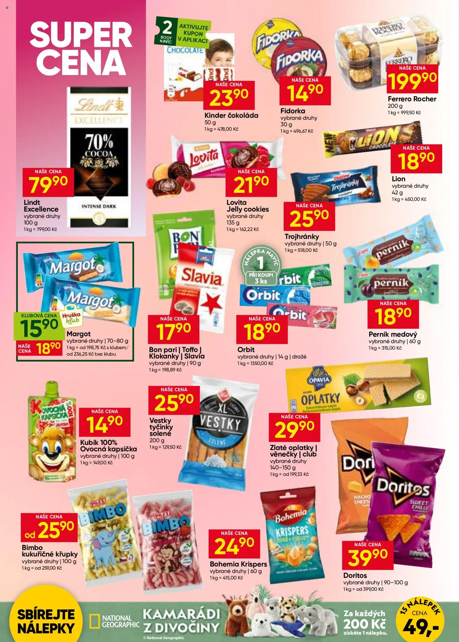 Hruška leták od 29.10.2026 | Strana: 8 | Produkty: Lindt, Cookies, Perník, Oplatky