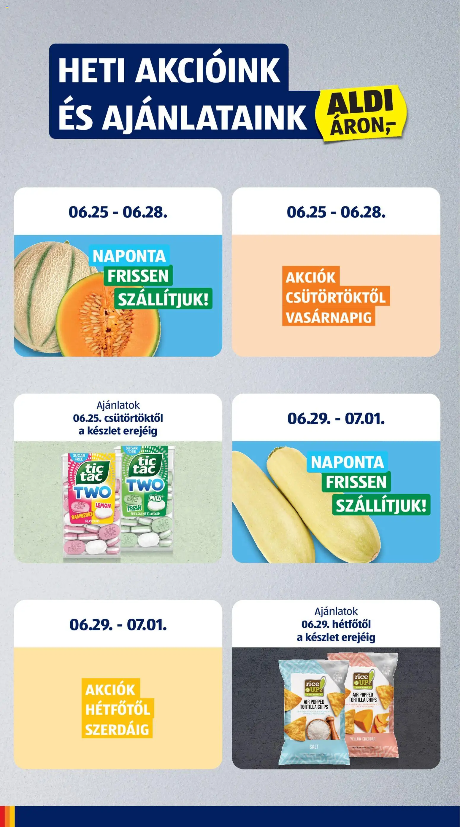 Aldi akciós ujság - amely érvényes a következő dátumtól: 25.06.2026 | Oldal: 6
