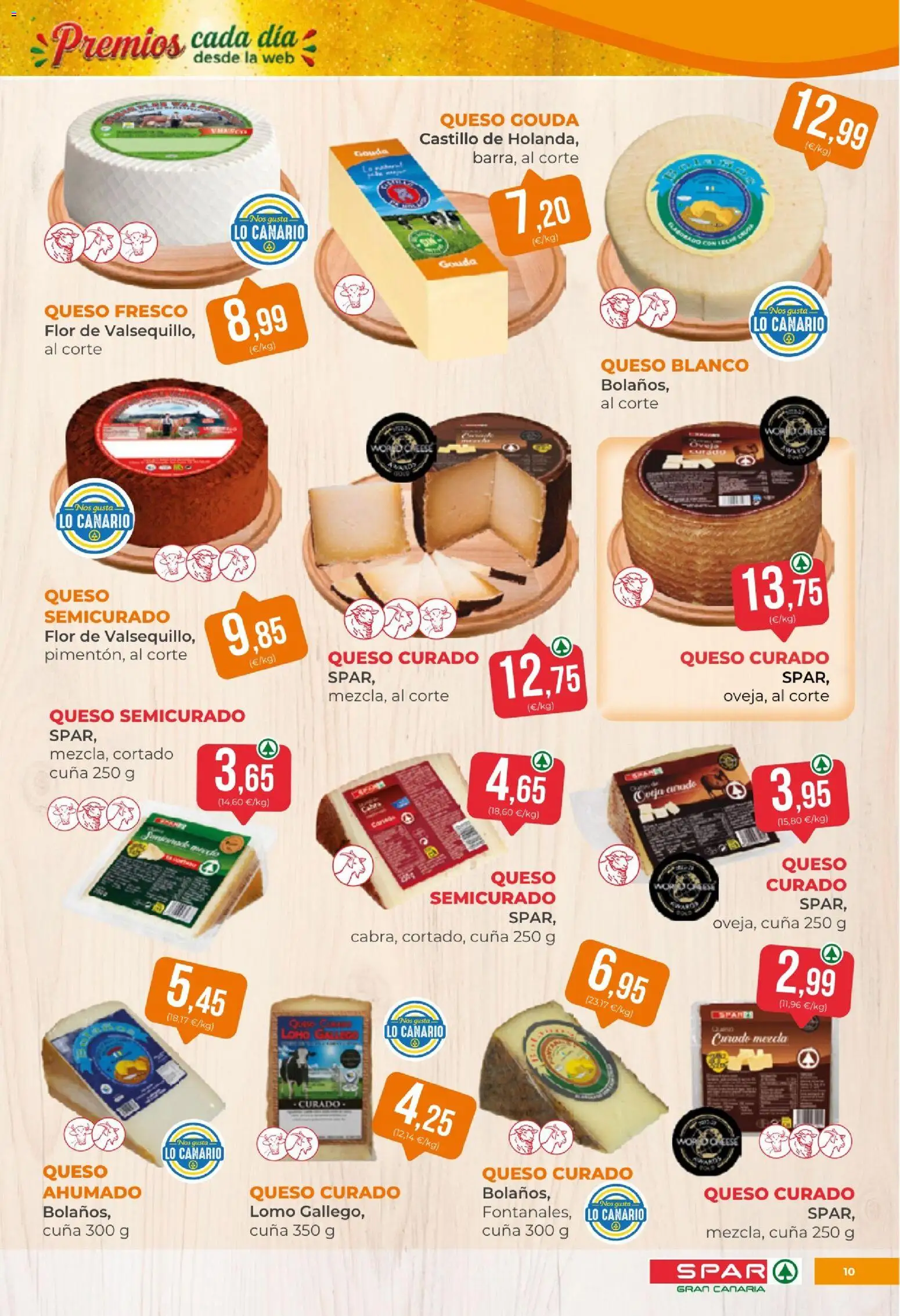 Spar - folleto │ válido desde el 16/10/2026 | Página: 10 | Productos: Queso, Queso fresco, Queso curado, Queso Gouda