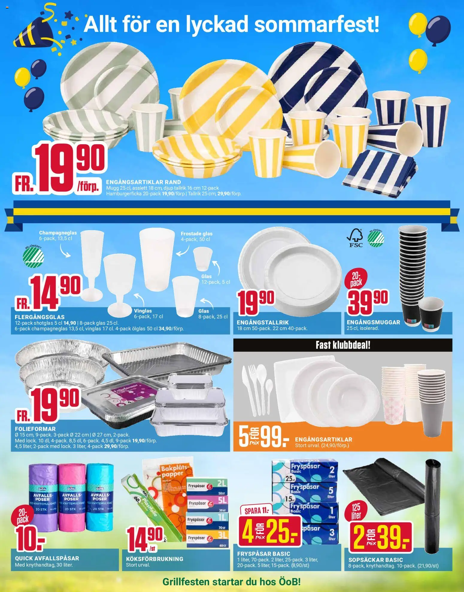 ÖoB reklamblad aktuell från 11.05.2026 | Sida: 9 | Produkter: Avfallspåsar, Plastfolie, Papper