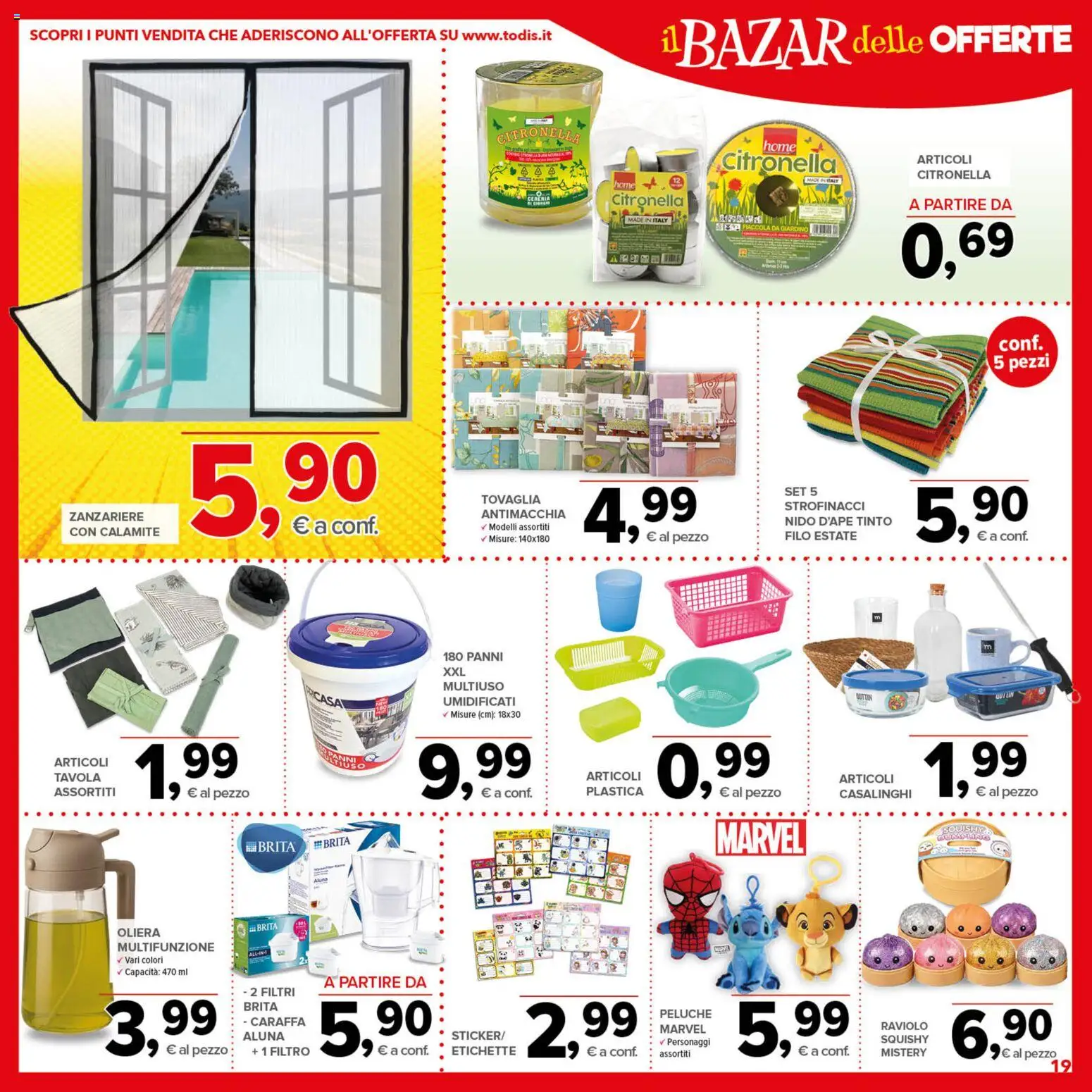 Volantino Todis del 06/08/2026 | Pagina: 19