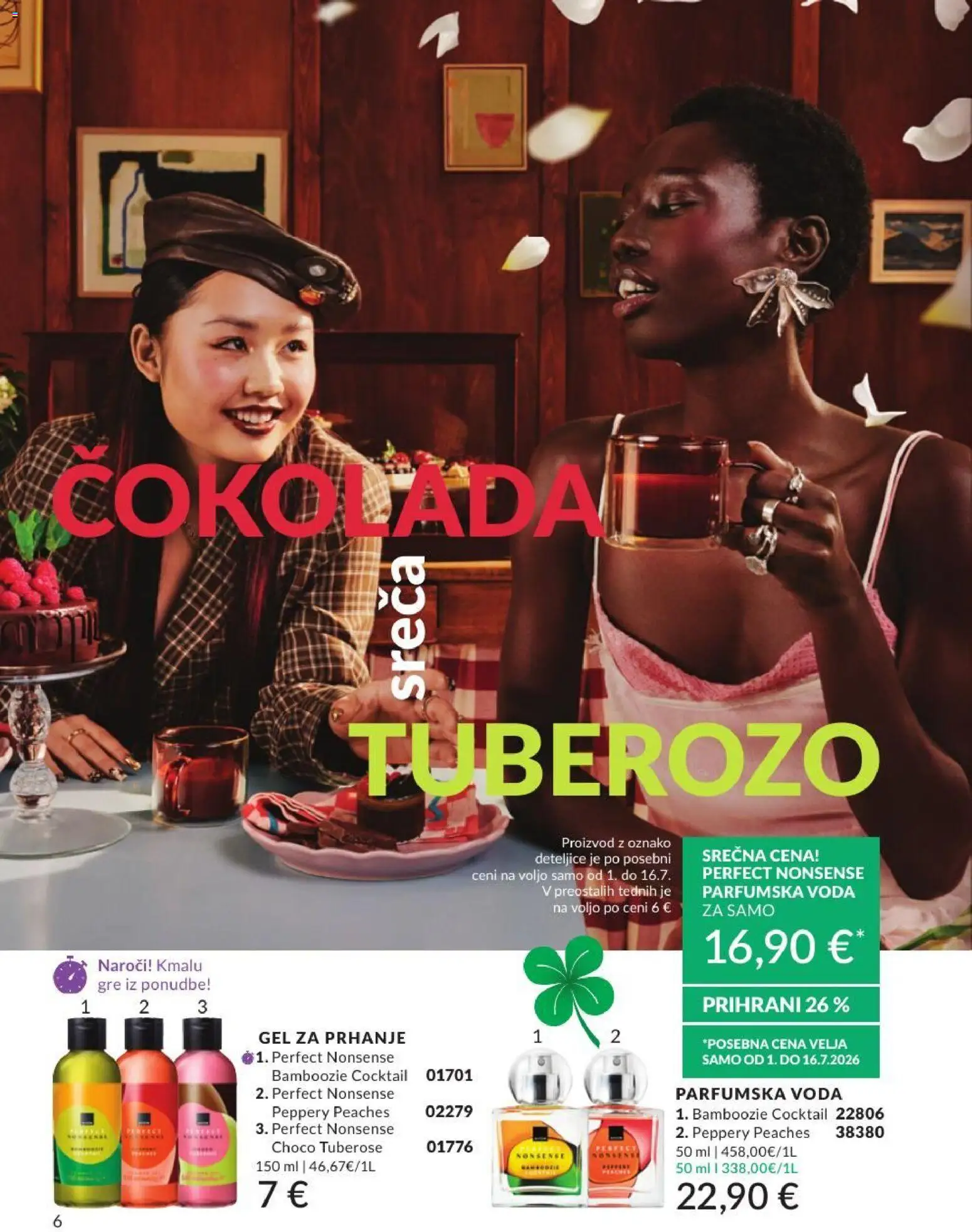 Novi Avon katalog ponudbe – veljaven od 30.06.2026 | Stran: 6 | Izdelki: Gel za prhanje, Voda, Parfumska voda