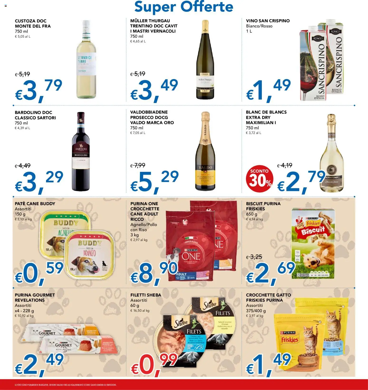 Volantino Migross del 30/07/2026 | Pagina: 13 | Prodotti: Paté, Manzo, Prosecco, Crocchette gatto