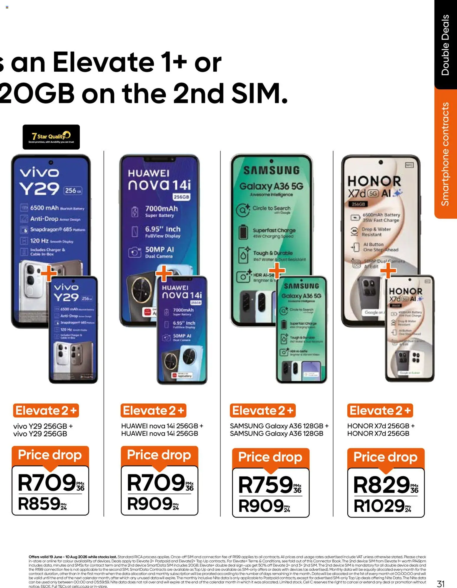 New Cell C catalogue – valid from 19.06.2026 | Page: 33