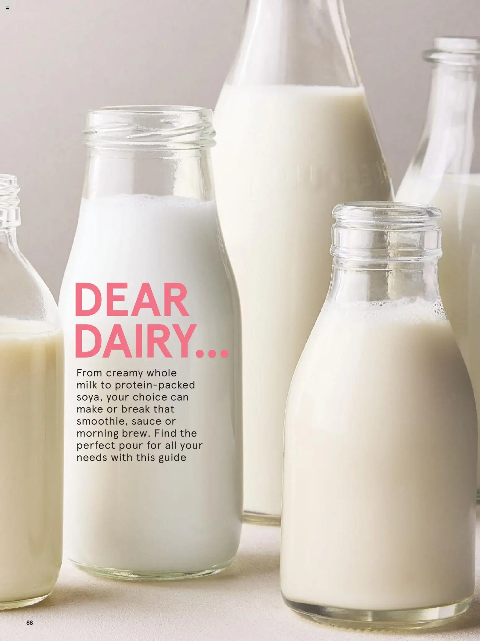 {H1} | Page: 88 | Products: Sauce, Milk