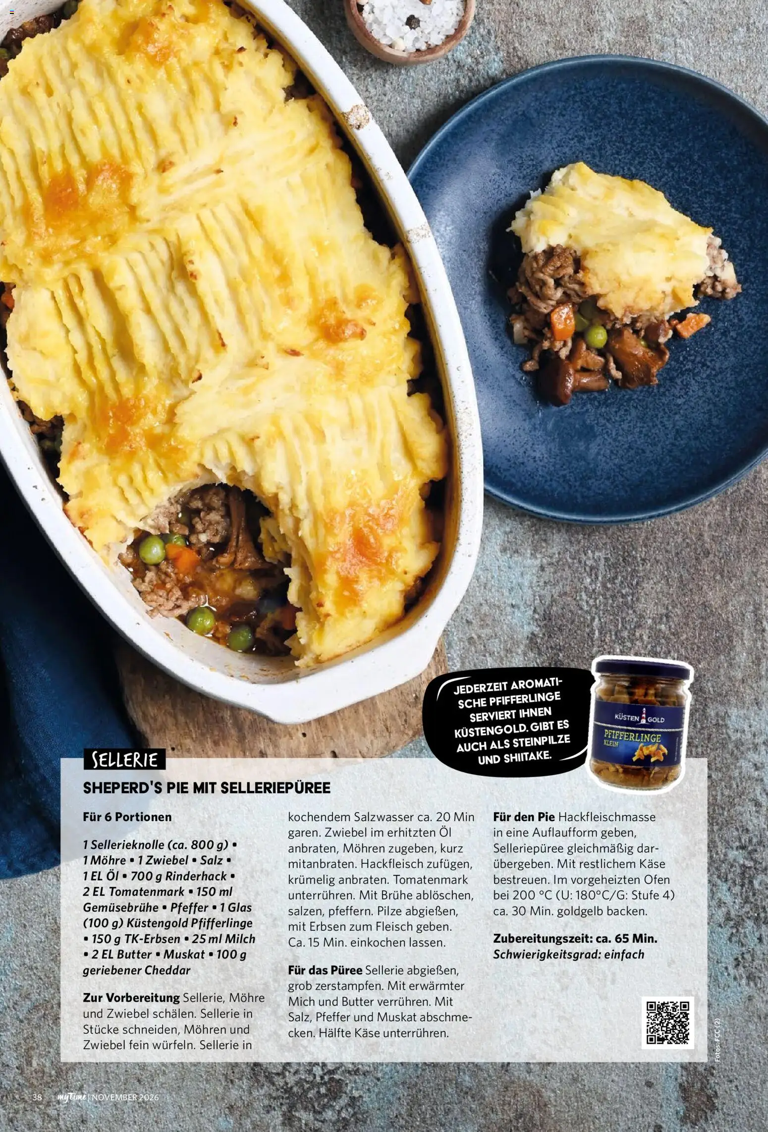 Famila Nordwest myTime – gültig ab 01.11.2026 | Seite: 38 | Produkte: Ofen, Milch, Fleisch, Erbsen