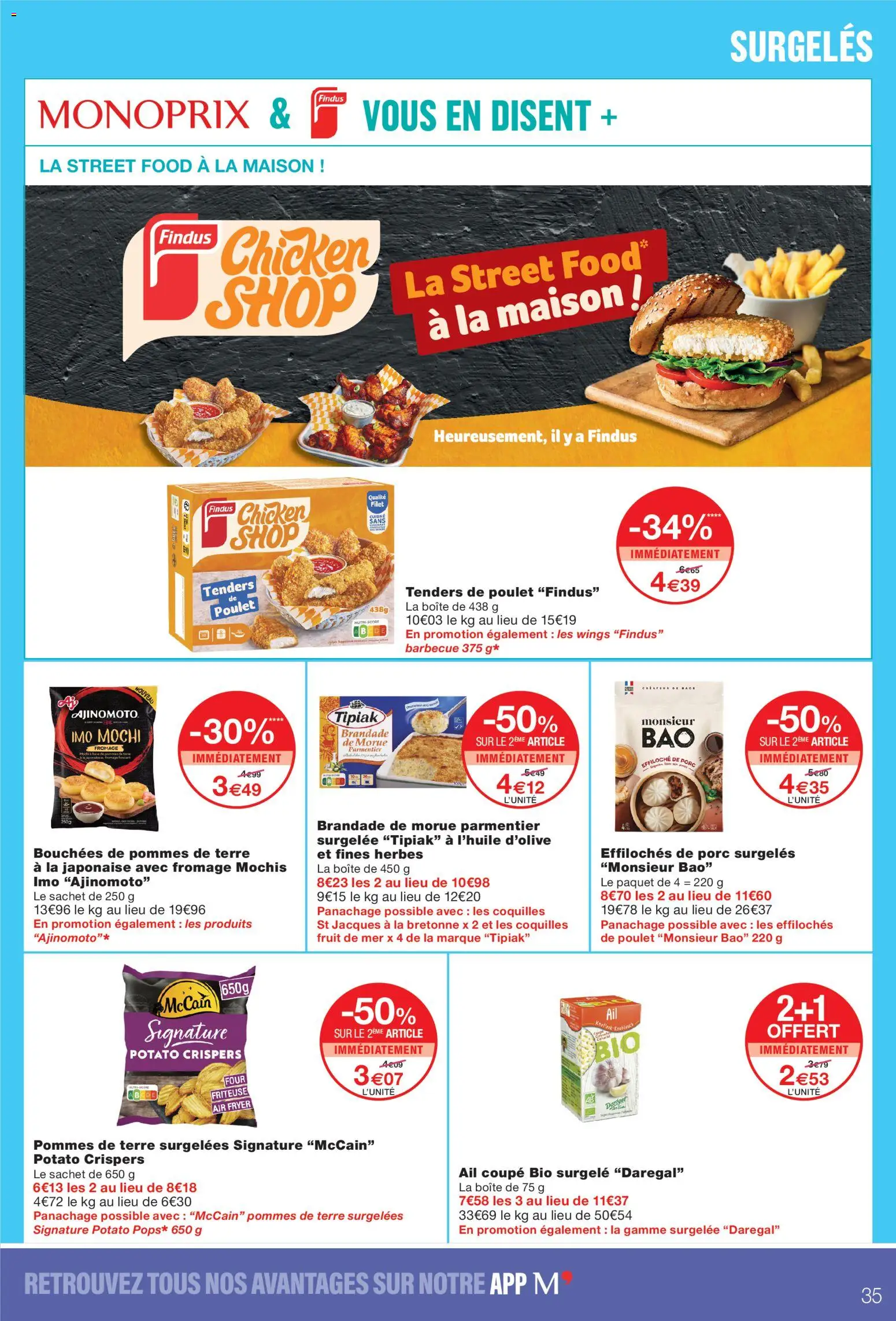 {H1} | Page: 35 | Produits: Four, Air fryer, Morue, Tenders de poulet