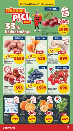 CSERESZNYE, I. osztály, lédig, kg - amely érvényes a következő dátumtól: 2026.07.09. | Oldal: 2
