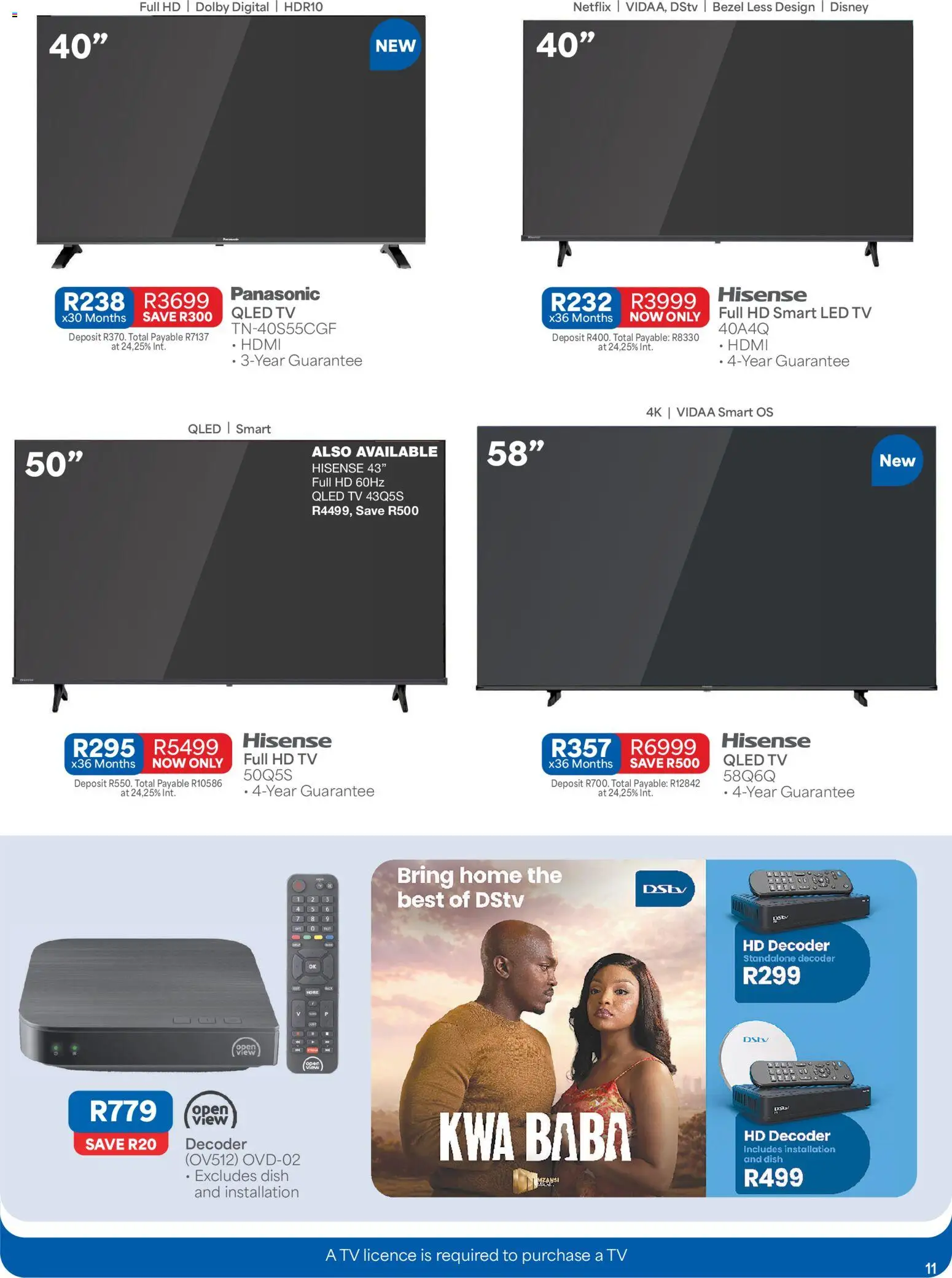 New OK Furniture catalogue – valid from 12/10/2026 | Page: 11 | Products: Decoder, TV