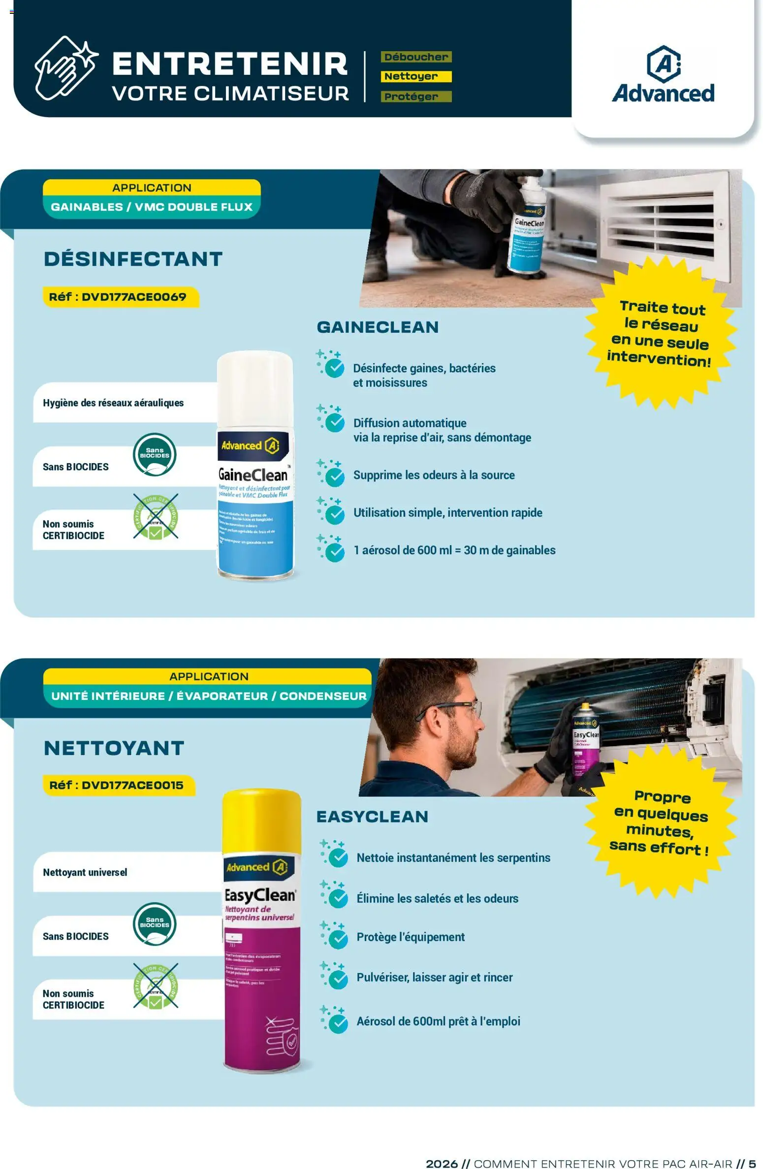 {H1} | Page: 5 | Produits: Climatiseur