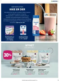 Forhåndsvisning av Apotek 1 kundeavis gyldig fra 02/09/2026 | Side: 9 | Produkter: Sjokolade, Jordbær, Vanilje, Mat