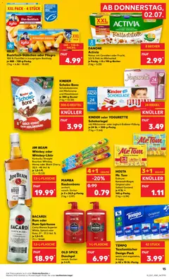 Kaufland DE folder - - Voorbeeld van een folder van Kaufland DE, geldig van 02-07-2026 | Pagina: 15 | Producten: Paradicsompüré, Bourbon, Kinder