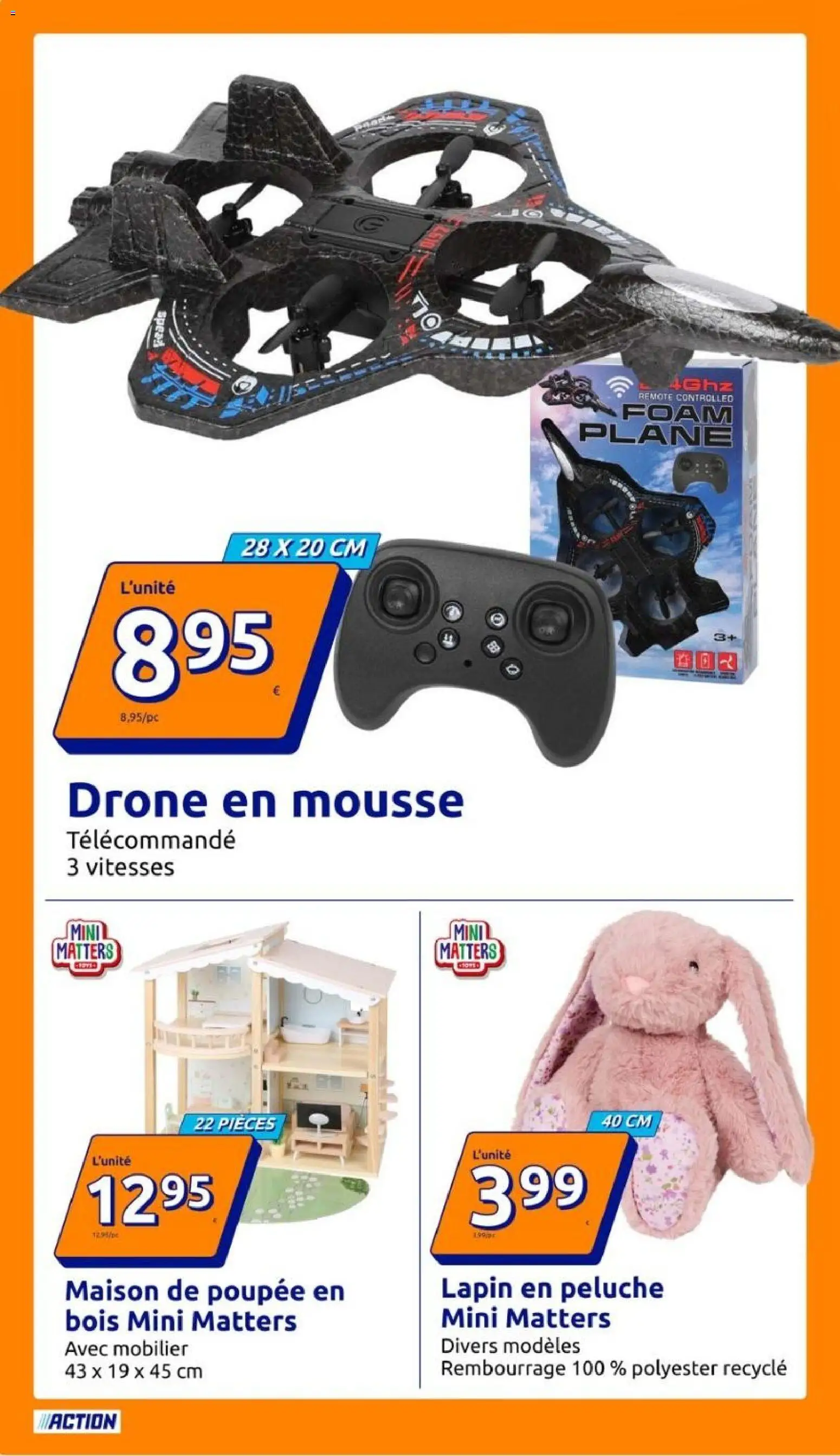 {H1} | Page: 16 | Produits: Maison de poupée, Peluche, Mousse, Drone