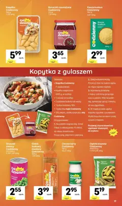 Pogląd oferty "Delikatesy Centrum Black Weeks" - ważna od 05.11.2026 | Strona: 17 | Produkty: Cebula, Kasza kuskus, Mąka, Sos