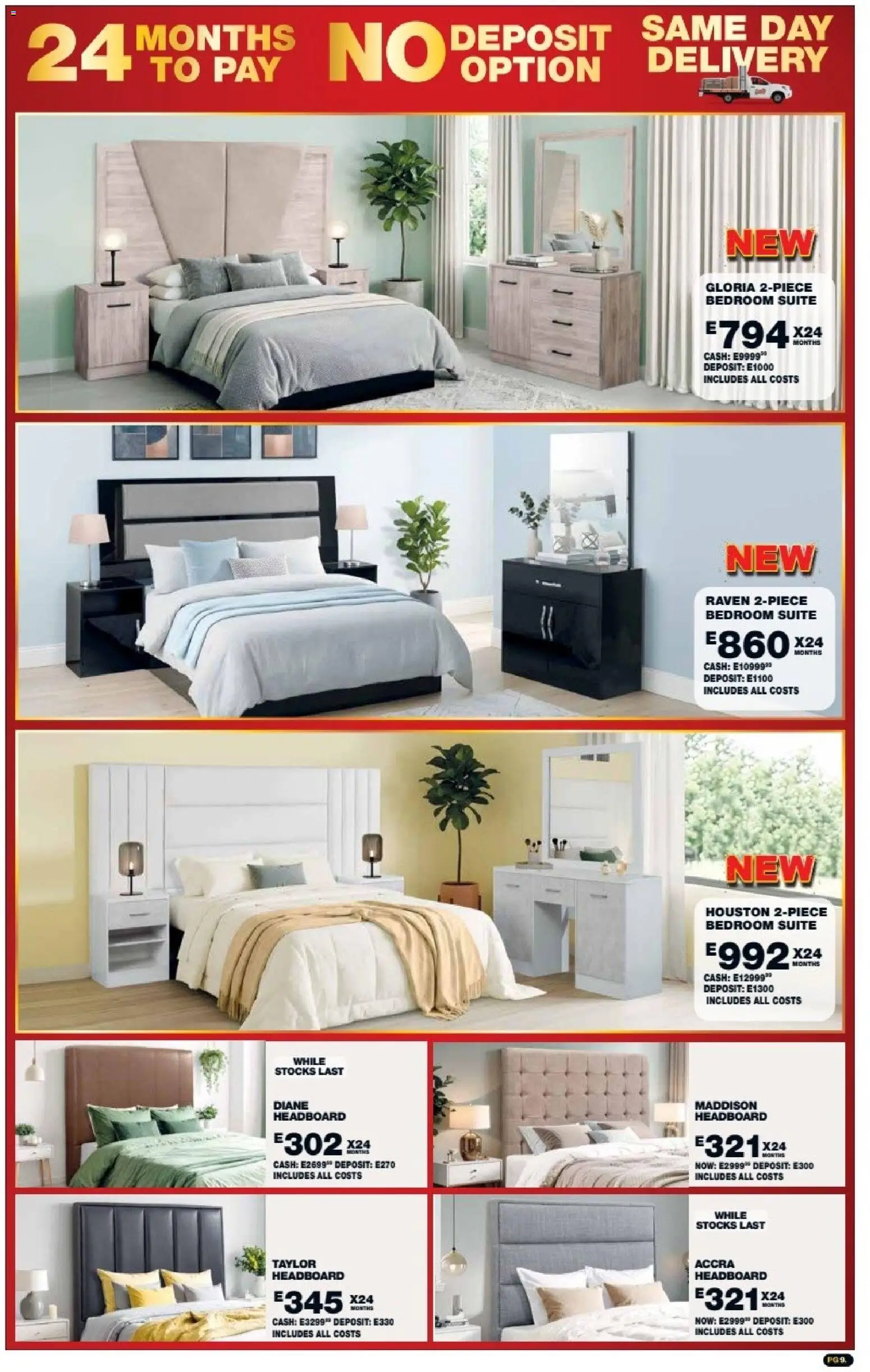 New Lewis Stores catalogue – valid from 05/10/2026 | Page: 9 | Products: Headboard