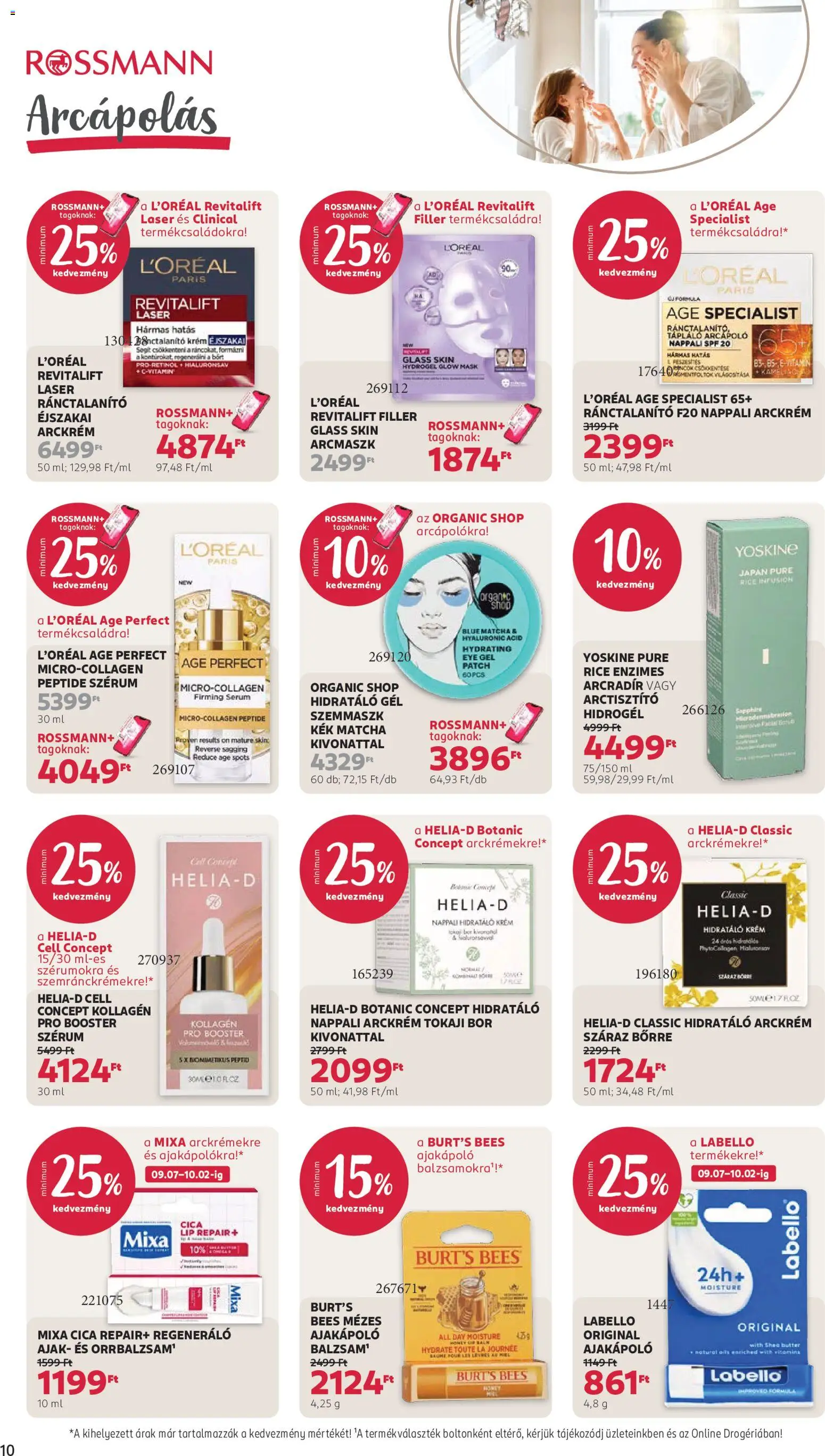 Rossmann akciós ujság - amely érvényes a következő dátumtól: 2026.09.07. | Oldal: 12 | Termékek: Drón, Krém, Bor, Tokaji