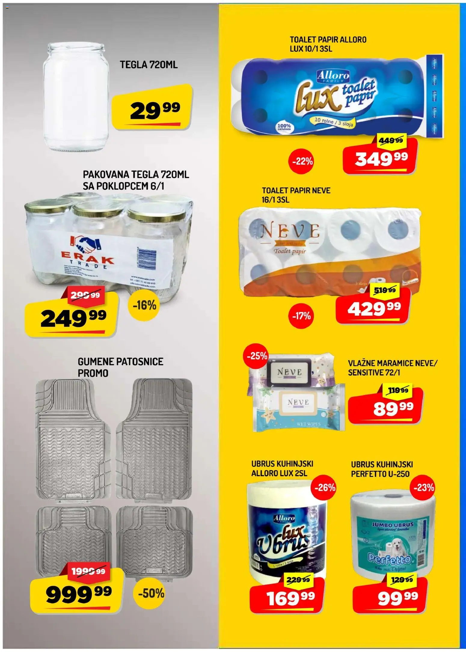 Aman katalog - važi od 24.07.2026 | Strana: 10 | Proizvode: Toalet papir, Ubrus, Pakovanje, Tegla