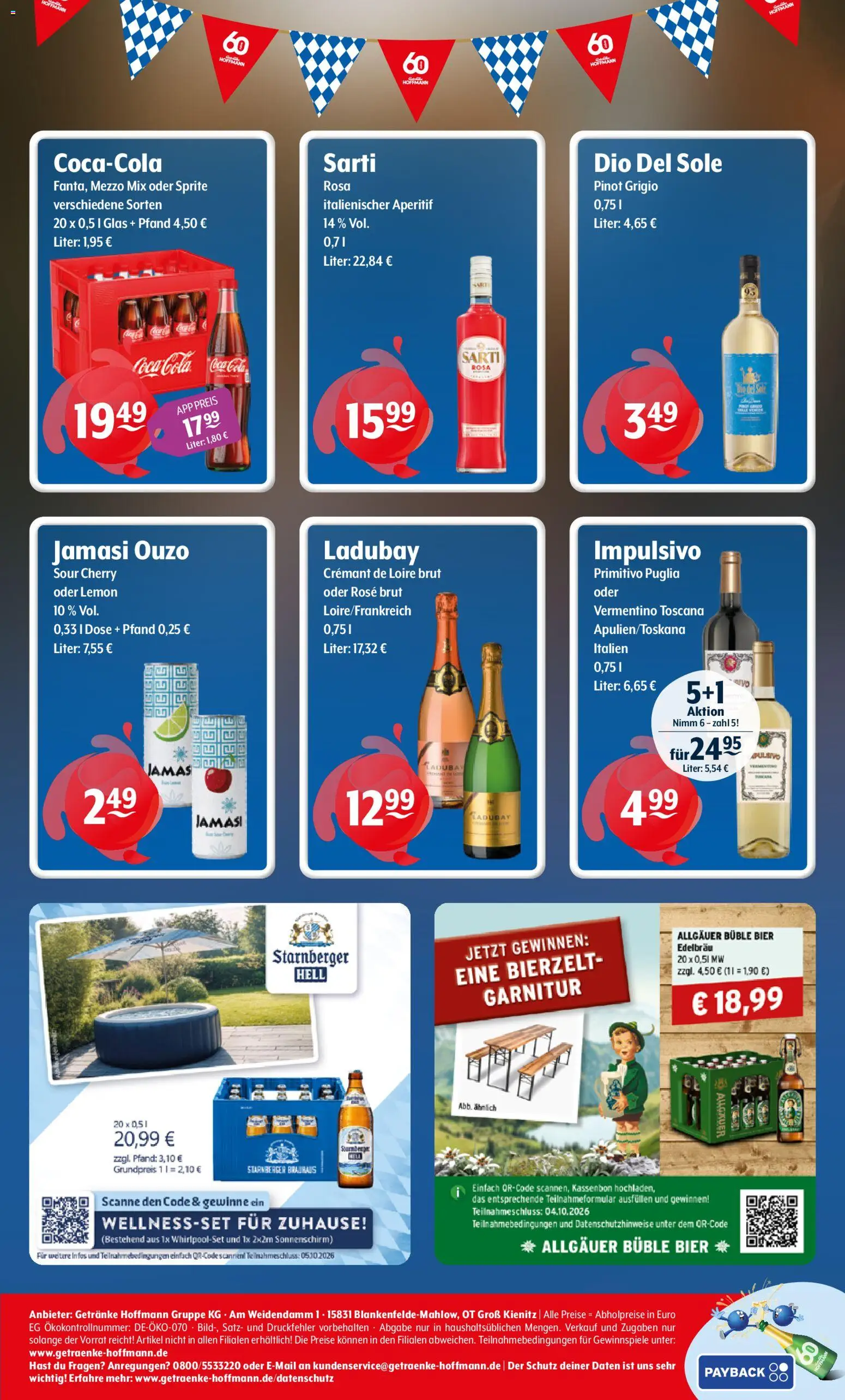 Getränke Hoffmann Prospekt – gültig ab 21.09.2026 | Seite: 8 | Produkte: Mezzo mix, Ouzo, Sprite, Cola
