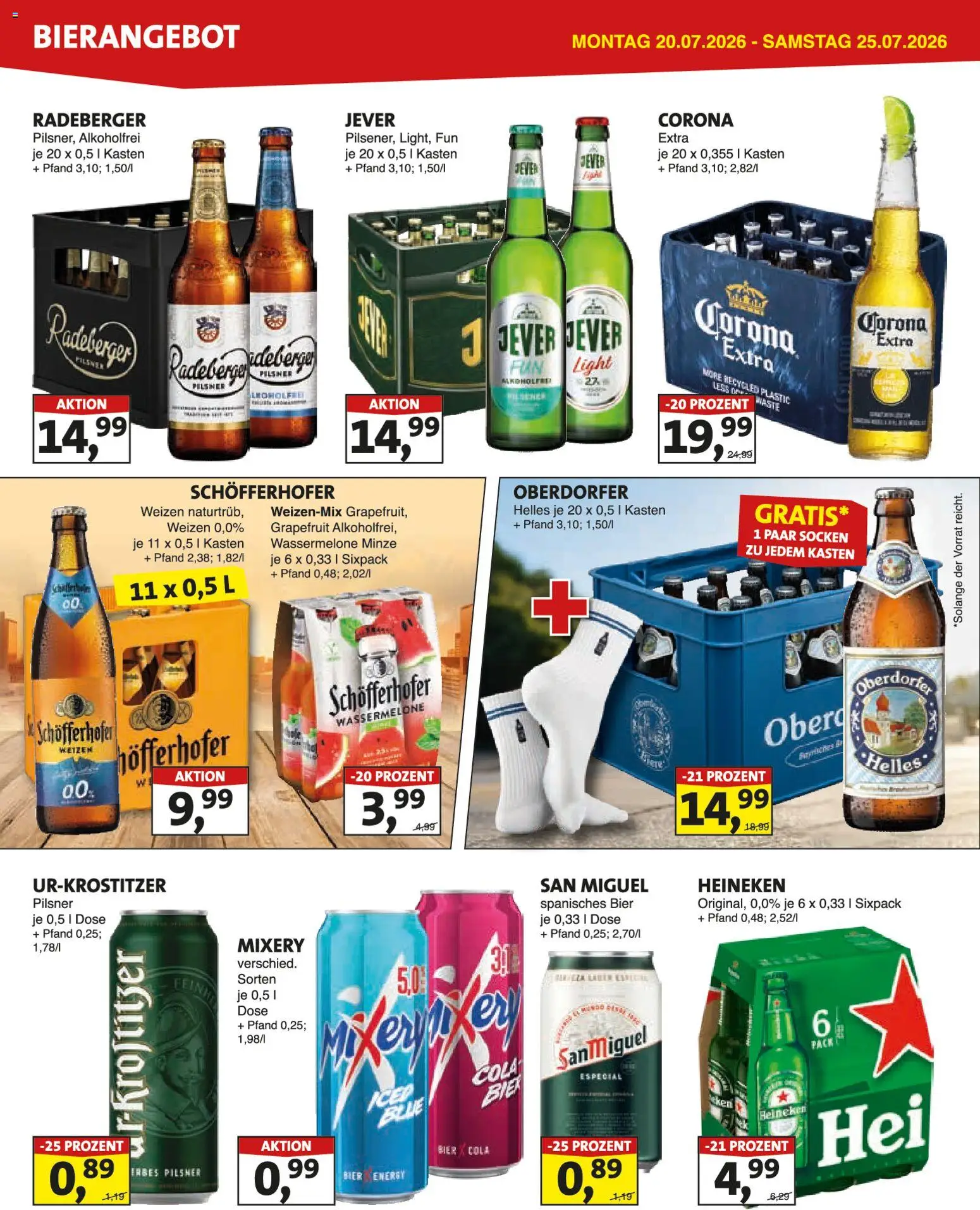 Lösch Depot Prospekt – gültig ab 20.07.2026 | Seite: 2 | Produkte: Bier, Grapefruit, Wassermelone, Socken