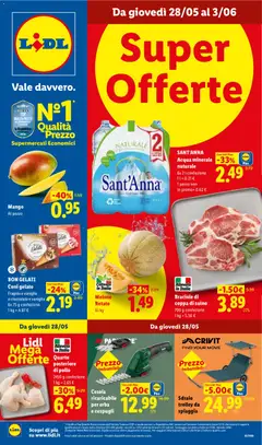 Anteprima del volantino Lidl volantino valido a partire dal 28.05.2026