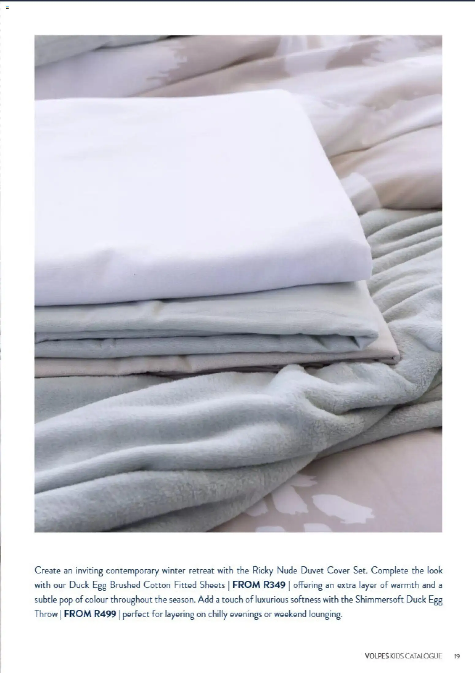 New Volpes catalogue – valid from 01/07/2026 | Page: 19 | Products: Cover, Duvet