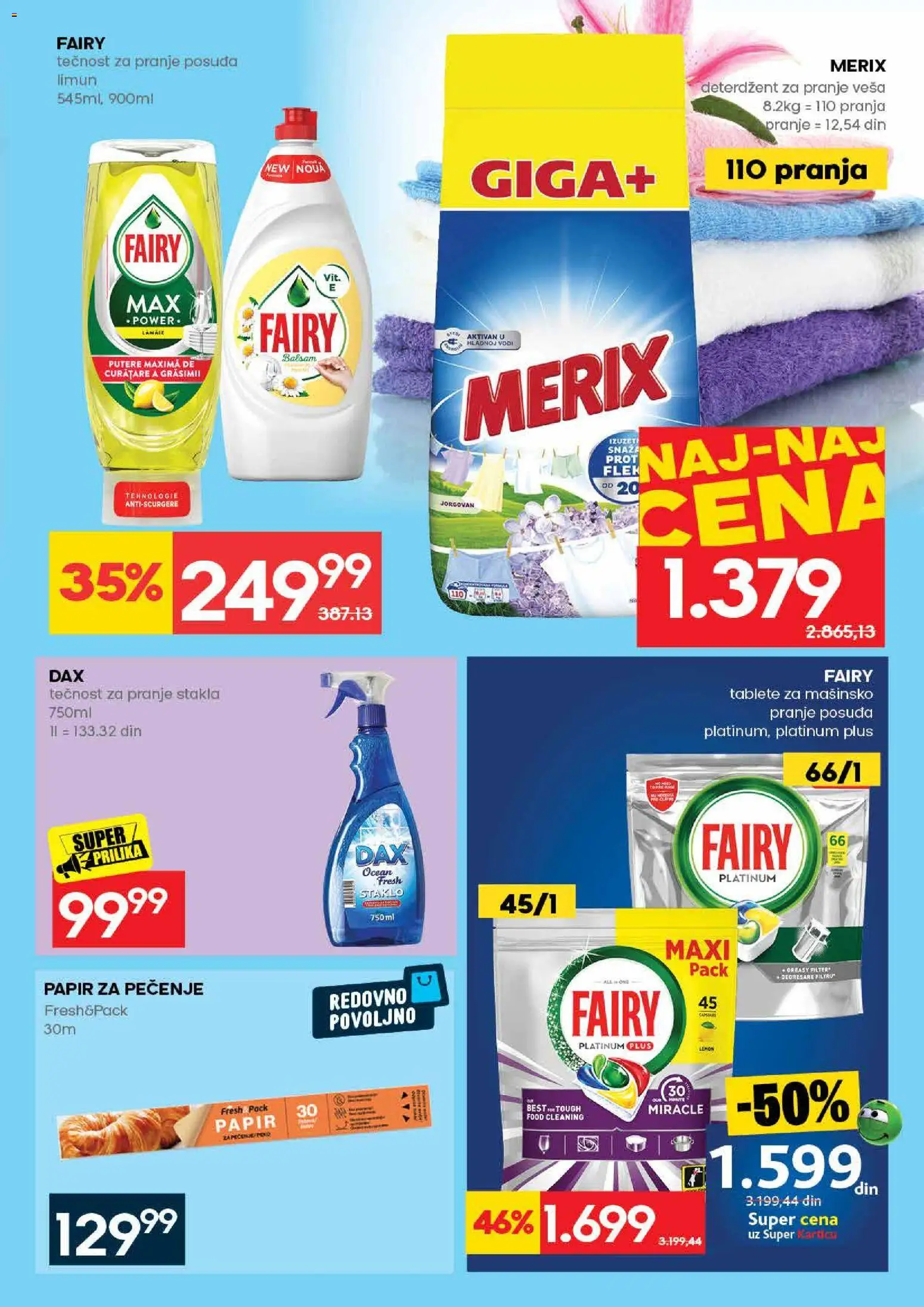 Roda katalog - važi od 28.05.2026 | Strana: 31 | Proizvode: Deterdžent, Papir za pečenje, Limun