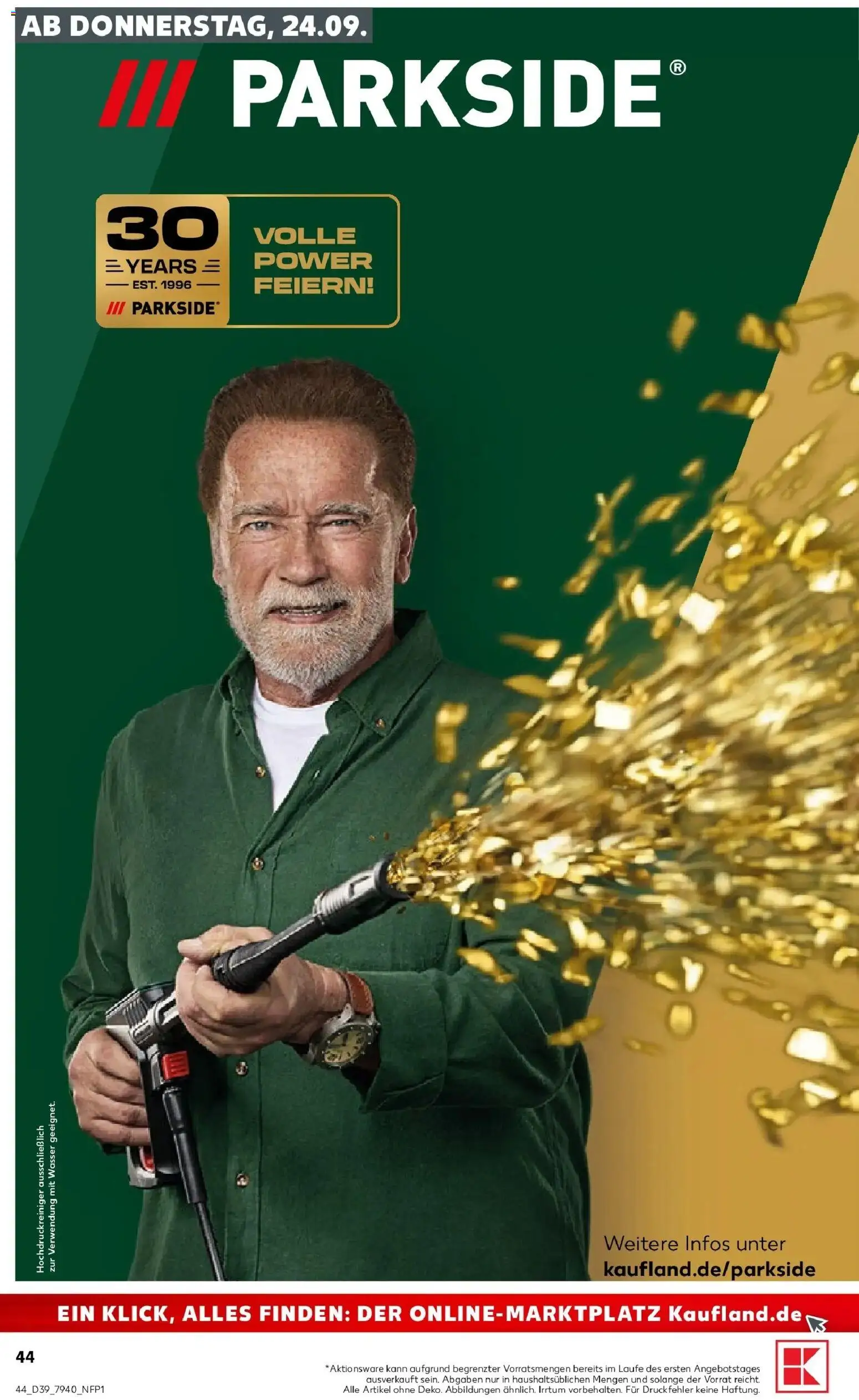 Prospekt Kaufland ab 21.09.2026 » Angebote Online zum Blättern | Seite: 58 | Produkte: Wasser, Hochdruckreiniger