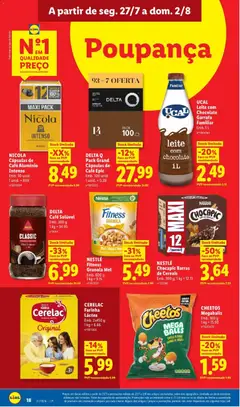 Pré-visualização Nestlé Fitness Granola Mel, Emb. 600 g 1 kg = 9.15 válido de 27/07/2026 | Página: 18