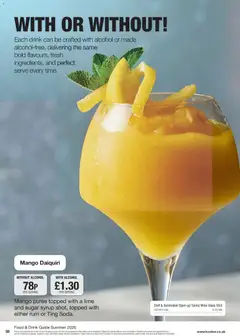 Preview of Booker Wholesale - Summer Catering News 2026 valid from 16/06/2026 | Page: 50 | Products: Wine, Papier carton, Mango, Bancs de Musculation