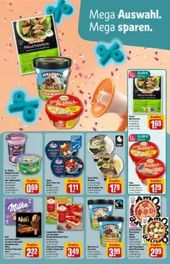 Rewe Prospekt Heppenheim ab 21.09.2026 gültig | Seite: 7 | Produkte: Mozzarella, Ben & Jerry's, Hummus, Brot