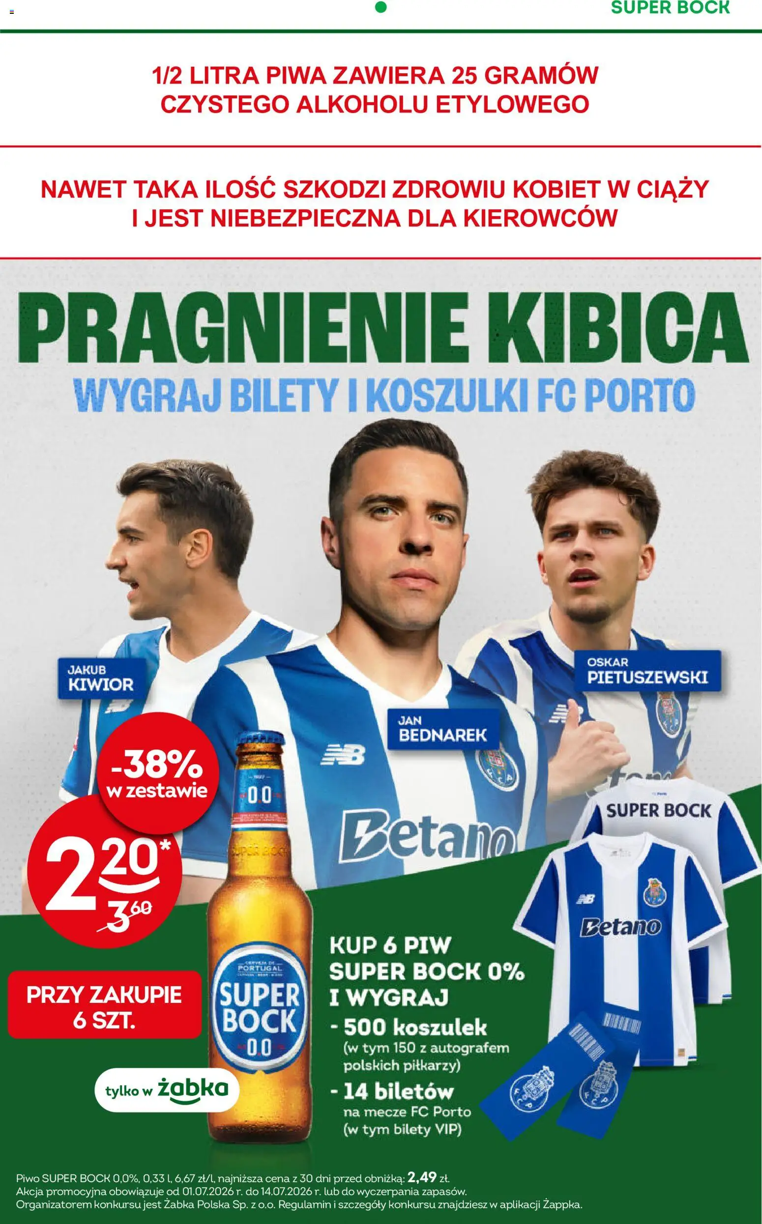 Żabka gazetka od 01.07.2026 | Strona: 14 | Produkty: Piwo