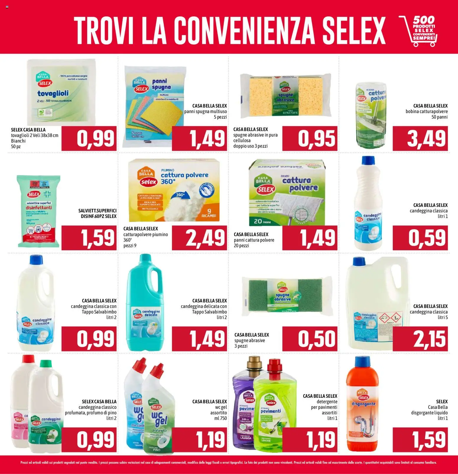Volantino Emisfero del 01/05/2026 | Pagina: 17 | Prodotti: Spugna, Candeggina, WC, Profumo