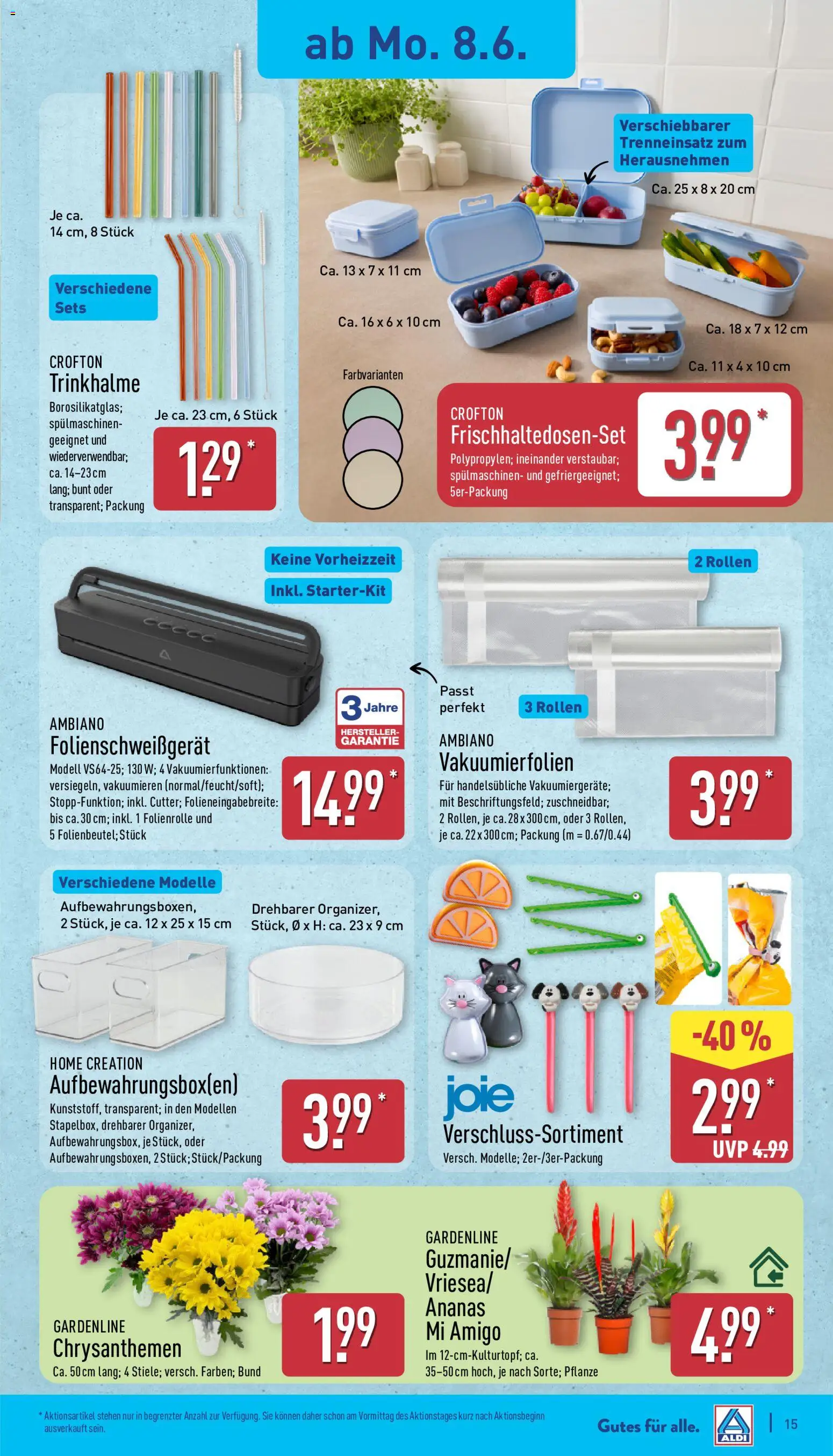 Aldi Prospekt – gültig ab 08.06.2026 | Seite: 19 | Produkte: Ananas, Home creation
