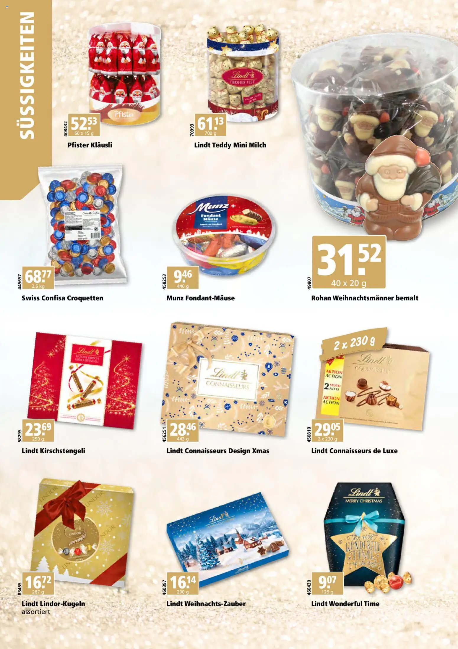 Aligro aktionen Geschenke Chavannes, Matran, Genf, Sitten – gültig ab 02.11.2026 | Seite: 14 | Produkte: Milch, Süßigkeiten