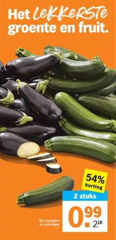 AH Courgette en aubergine, Courgette and eggplant, loose - Voorbeeld van een folder van Albert Heijn, geldig van 18.05.2026 | Pagina: 15 | Producten: Courgette, Antipasti