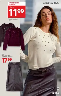 NKD katalog akcije – veljaven od 10.09.2026 | Stran: 5 | Izdelki: Krilo, Pulover