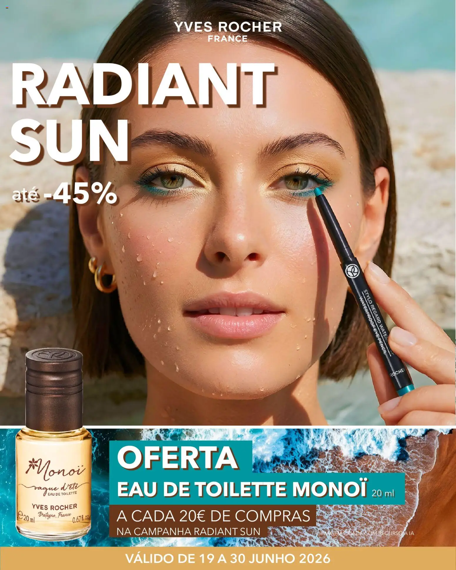 Yves Rocher Radiant sun │ válido de 19/06/2026 | Página: 1 | Produtos: Eau de toilette