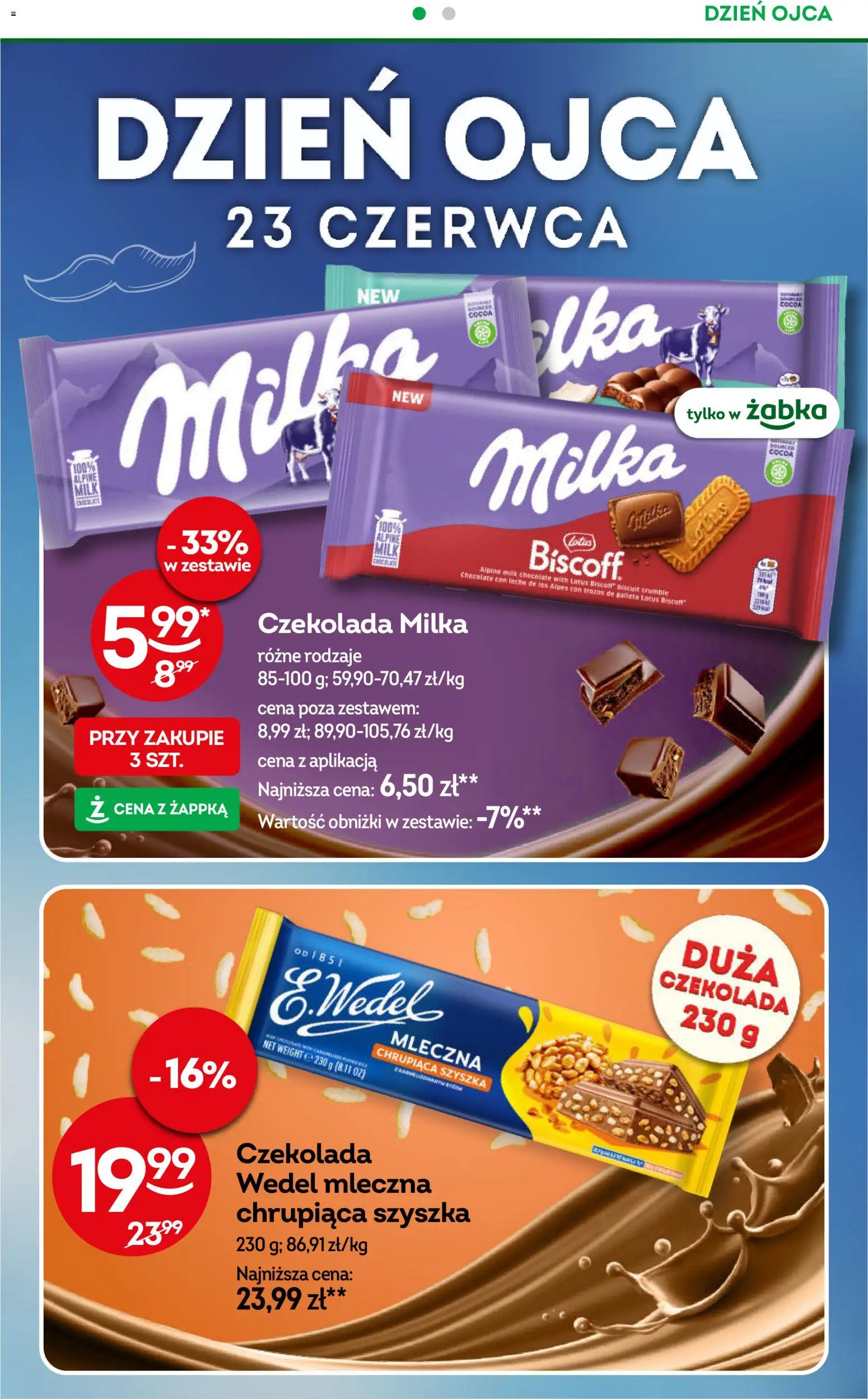 Żabka gazetka od 17.06.2026 | Strona: 32 | Produkty: Czekolada milka, Milka, Czekolada