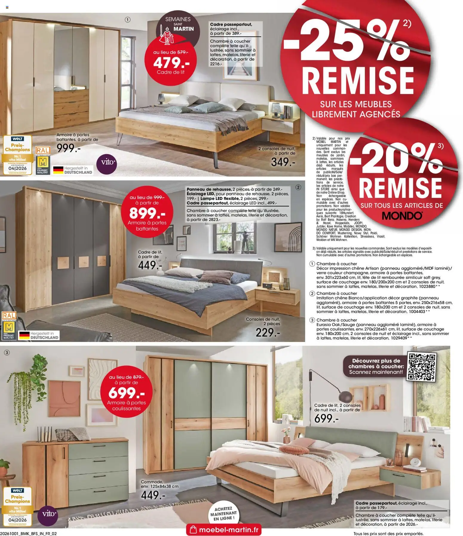 {H1} | Page: 2 | Produits: Tête de lit, Armoire, Lampe, Literie