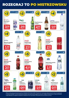 Pogląd oferty "Makro gazetka - Konkursowa Odido" - ważna od 28.04.2026 | Strona: 4 | Produkty: Coca cola, Piwo pszeniczne, Piwo, Woda