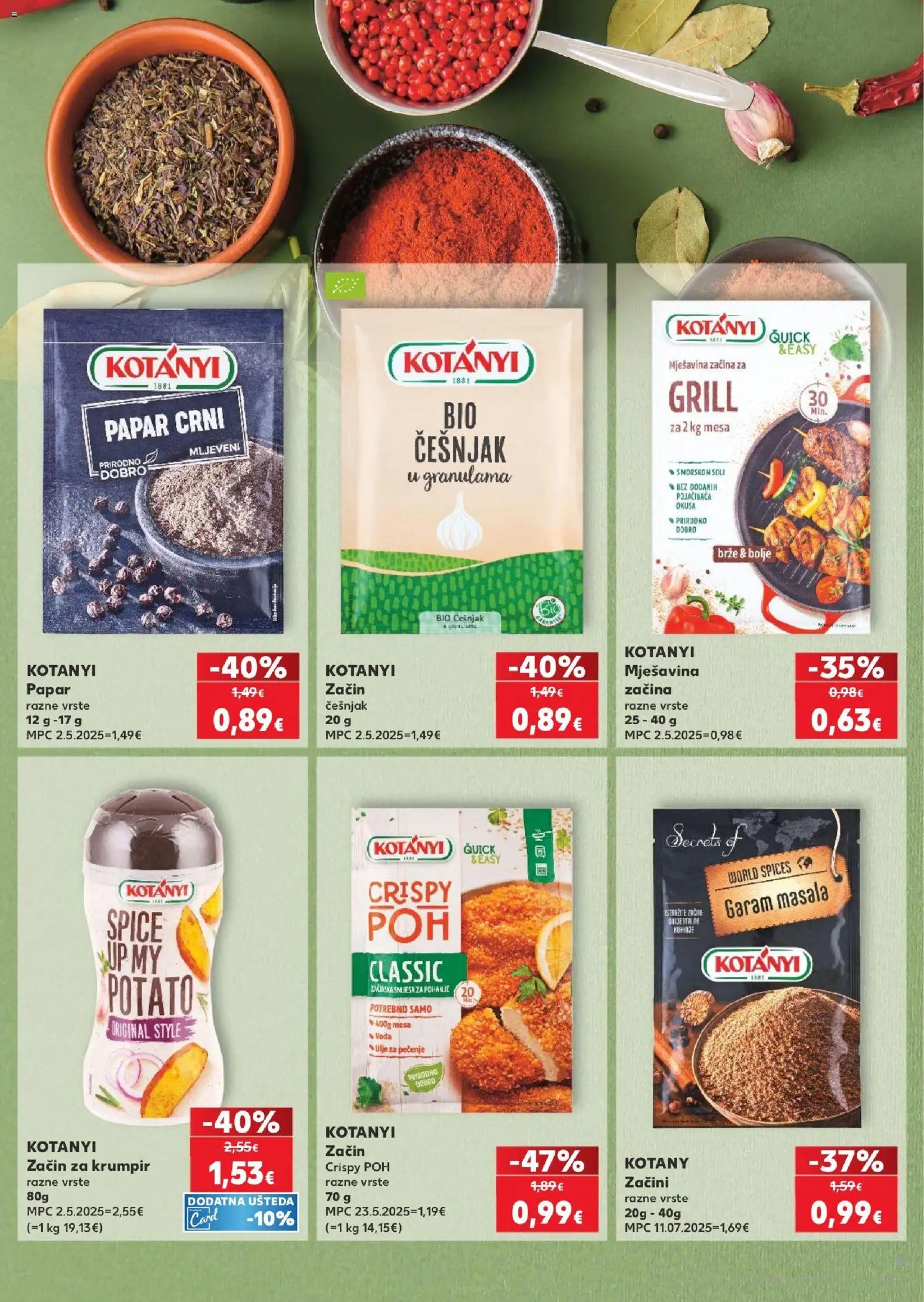 Kaufland HR akciós ujság - amely érvényes a következő dátumtól: 2026.08.26. | Oldal: 11 | Termékek: Grill, Garam masala