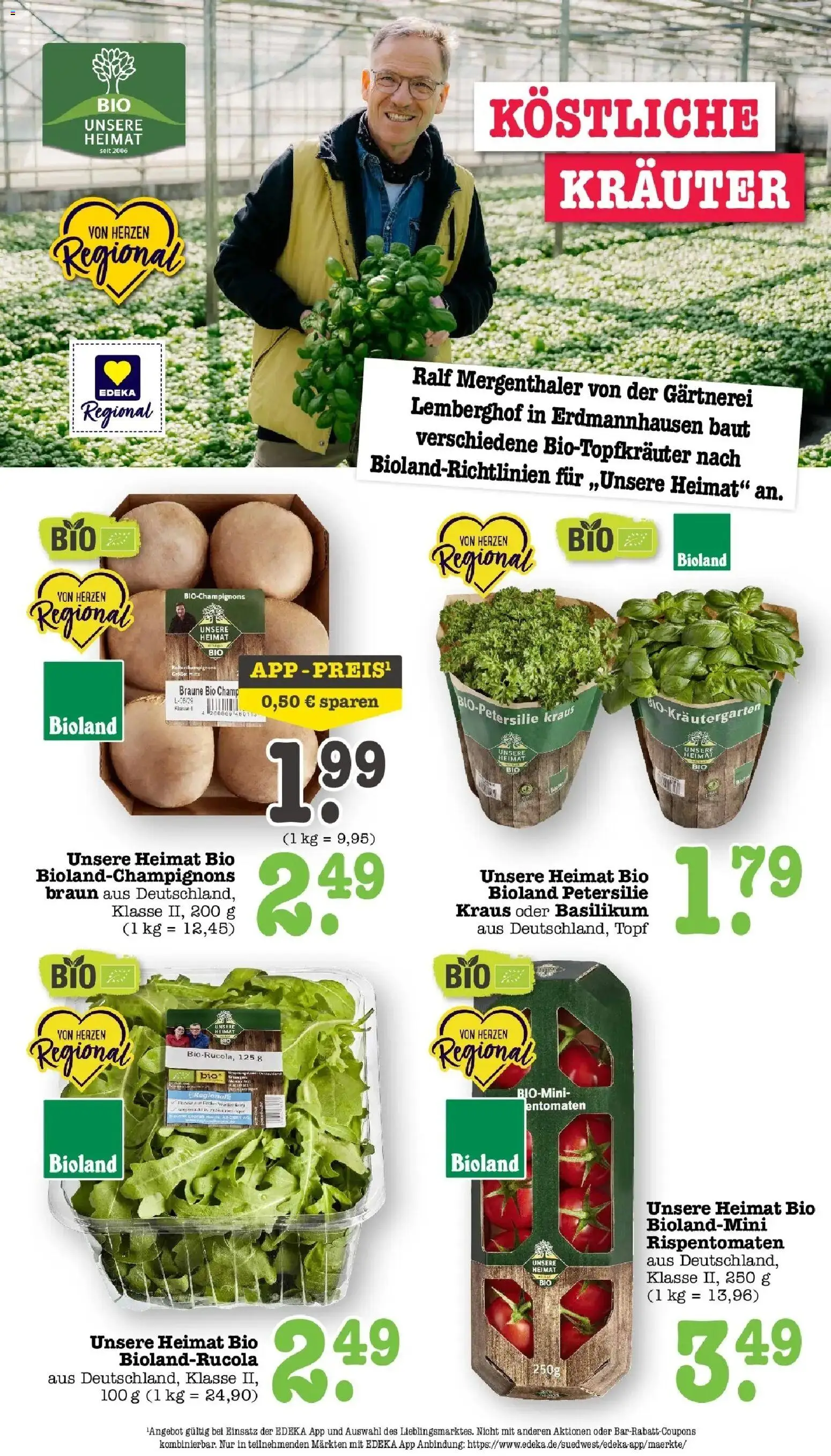Edeka prospekt Bühlertal	 – gültig ab 10.05.2026 | Seite: 30 | Produkte: Champignons, Petersilie