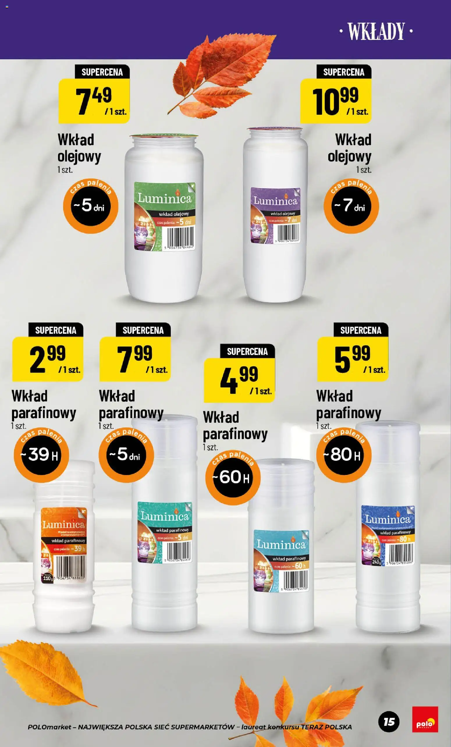 POLOmarket gazetka - Znicze od 11.09.2026 | Strona: 15