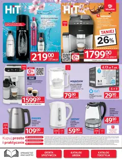 Pogląd oferty "Selgros cash&carry gazetka - Oferta przemysłowa" - ważna od 23.04.2026 | Strona: 7 | Produkty: Dzbanek, Czajnik, Tekstylia, Sodastream