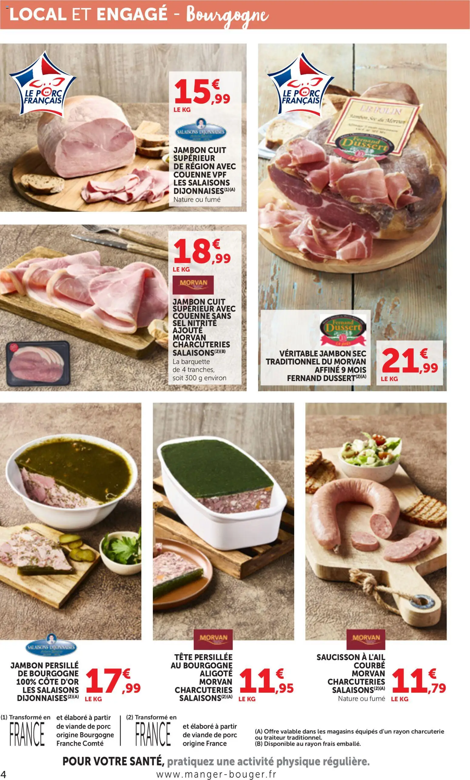 {H1} | Page: 4 | Produits: Viande de porc, Saucisson, Viande, Porc