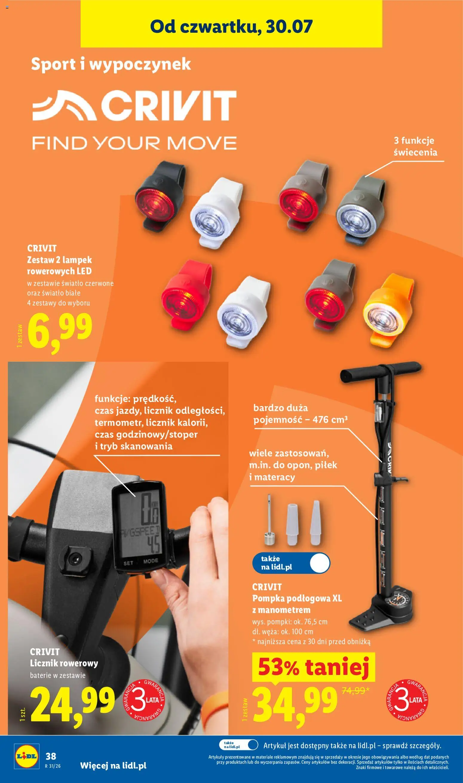 Lidl Polsko katalog od 27.07.2026 | Strana: 44 | Produkty: Baterie, LED