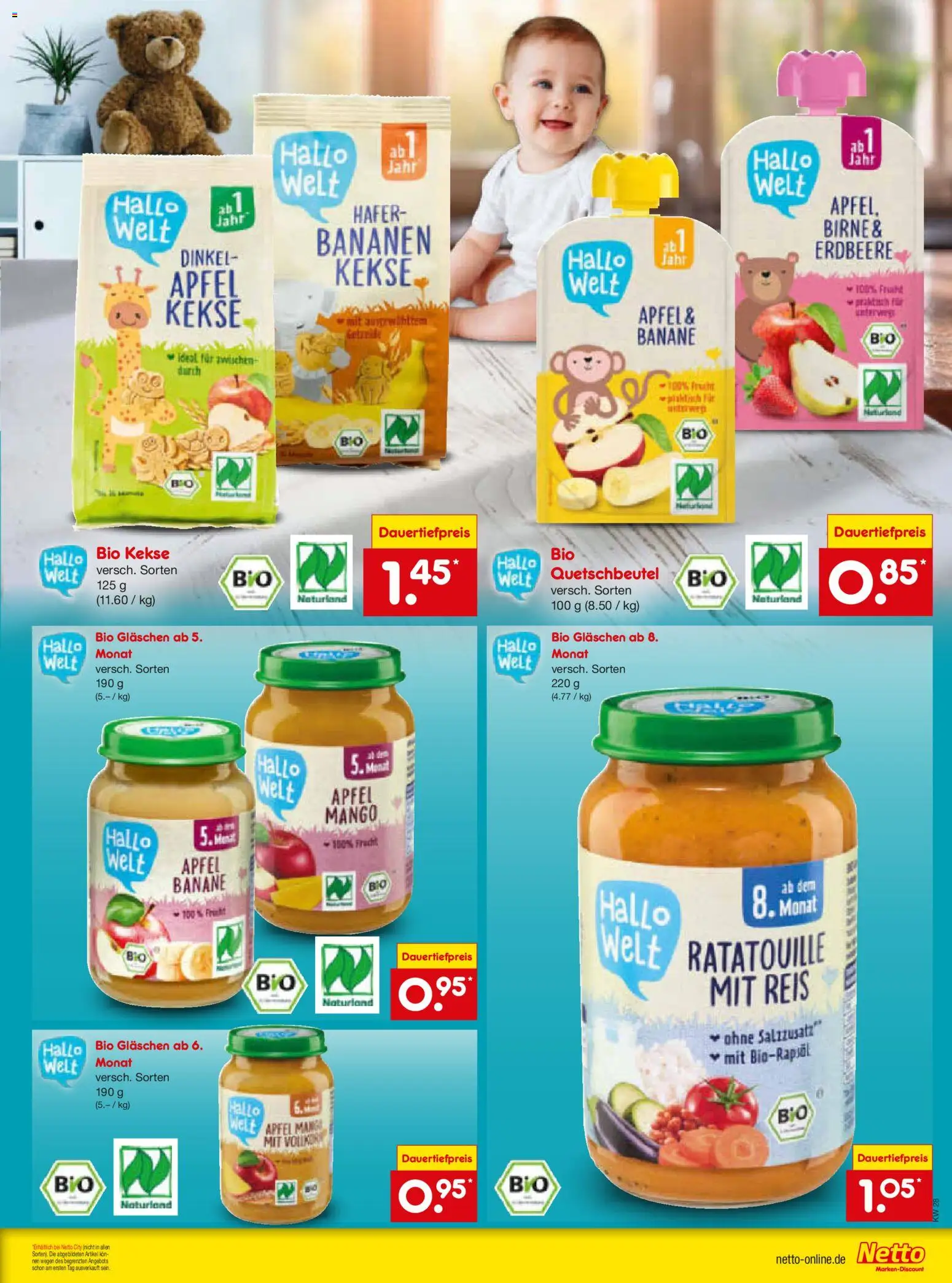 Netto Marken-Discount Prospekt – gültig ab 06.07.2026 | Seite: 33 | Produkte: Äpfel, Mango, Birne, Getreide